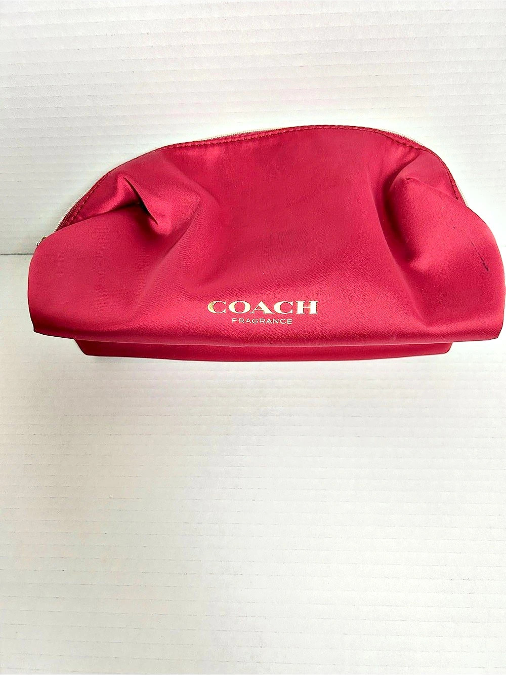 Coach Fragrance Cosmetic Bag Red Cosmetic Bag